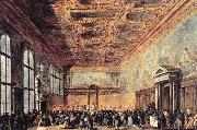 GUARDI, Francesco Audience Granted by the Doge oil painting